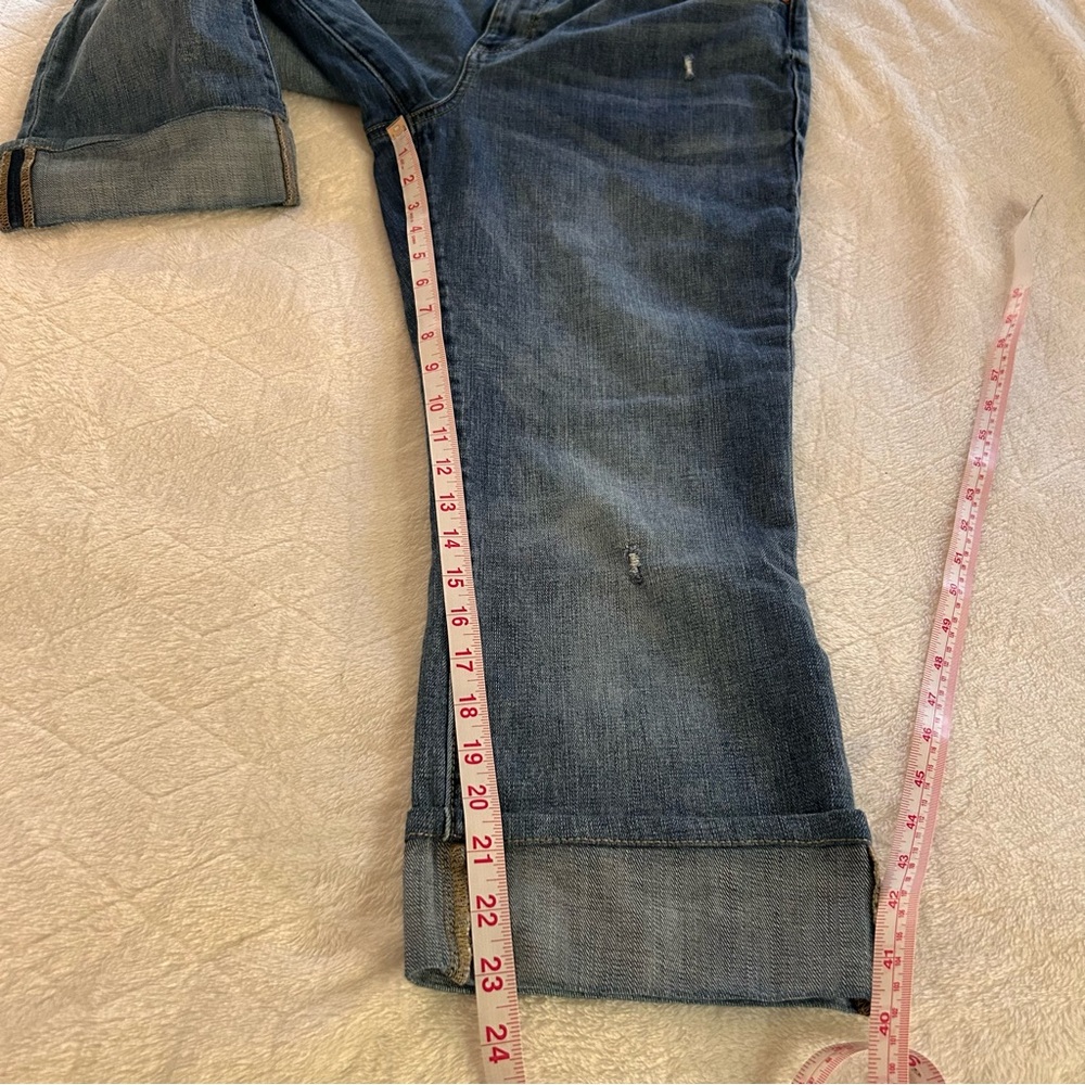 Cabi cinch straight leg cuffed jeans - size 16 - Picture 8 of 13